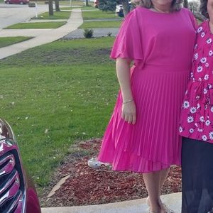 Hot pink cocktail dress from JJs House